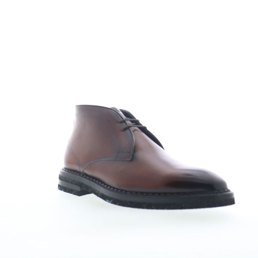 Di Bianco Mens Calgara Calfskin Brown Boots (NWT) - Picture 2 of 7